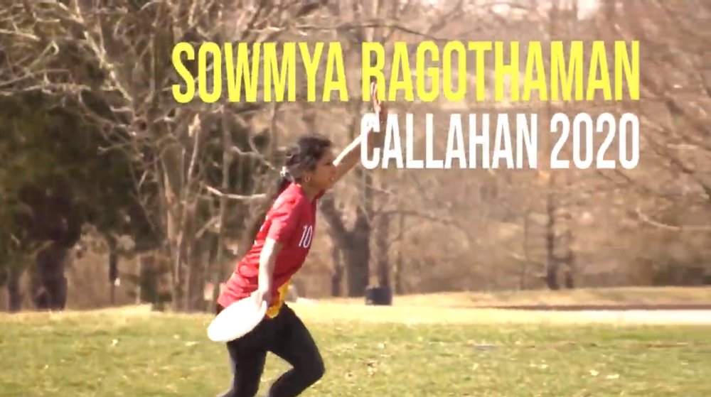 Kansas <a href="/bettyultimate/">Betty Ultimate</a>'s Sowmya Ragothaman for Callahan 2020 -> buff.ly/2SDqY2A