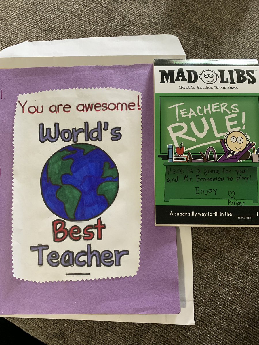 Mrs_Economou's tweet photo. Feeling so appreciated and loved this week! Thank you Amber for dropping this special surprise in my mailbox today! You totally made my day! Missing my students more than ever ! 💕💙 #TeacherAppreciationWeek https://t.co/3PD0Y4SPqs