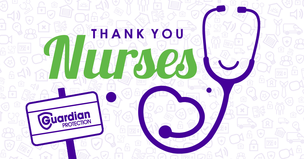 GP_Protects's tweet photo. From all of us at #GuardianProtection: Thank you to all of the #nurses who are helping protect us in these uncertain times.💜👩⚕️👨⚕️🏥 #ThankYouNurses
#safetyfirst #NationalNursesDay #homesafety https://t.co/gH4rQUtFmm