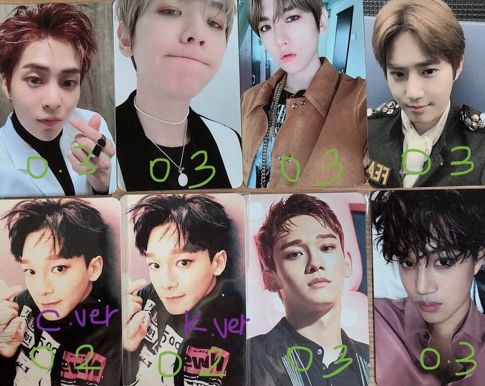 Wander_Store's tweet image. [🇲🇾MY GO/HELP RT]

EXO Baekhyun/Suho/Kai/Chen/Xiumin Photocard

💰RM13-RM22
📌From K-Fans
📌Share EMS