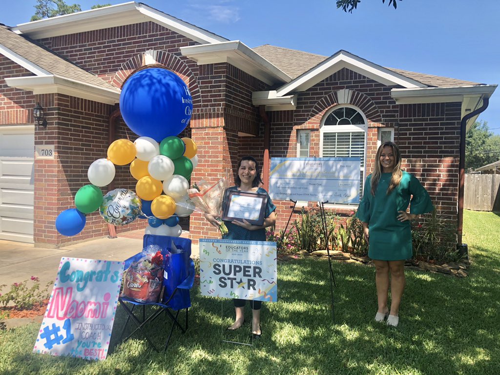 EscuelasHISD's tweet photo. Congratulations to Mrs. Naomi Cruz fromDeAnda ES. She is HISD’s Elementary Instructional Coach of the Year!!! Your HISD family is proud of you! #TOYawards @Deanda_HISD @HoustonISD @TeamHISD @NicoleMooreHisd https://t.co/57flNGsHDe