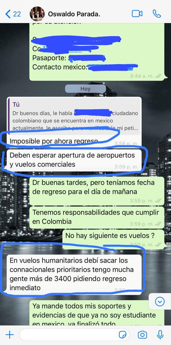 StefaniaPetro's tweet photo. Estamos cansados de respuestas sistematizadas, de que nos ignoren y no den respuestas concretas sobre los vuelos de repatriación, al parecer los estudiantes somos la última prioridad en ser retornados... @IvanDuque @ComisionPrimera @RevistaSemana @OswaldoParadaP @CancilleriaCol https://t.co/H68Qev3aRO