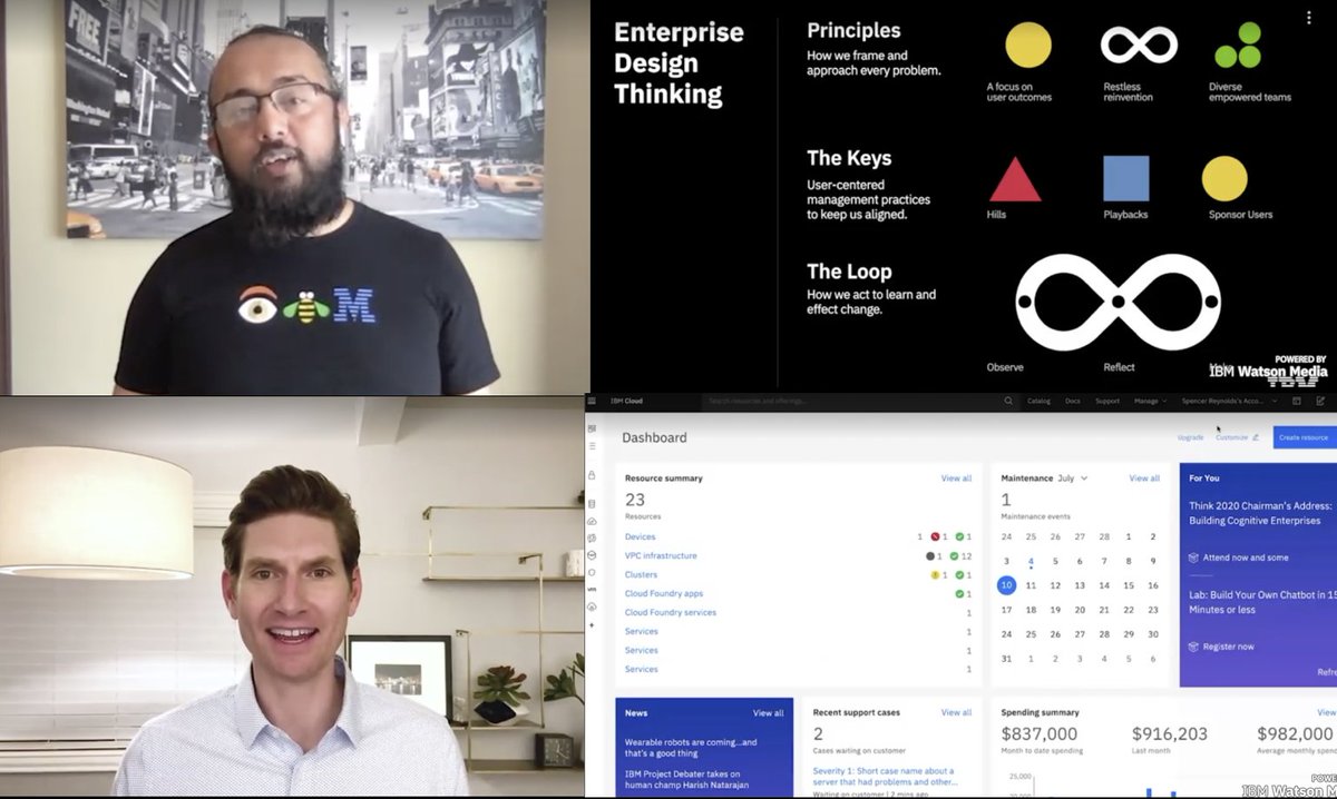 arinbhowmick's tweet photo. Day 2 @IBM #Think2020. Join @Grady_IV @lalalasukis @Sandra_Tipton to see #design and #ux innovations in action across @IBMCloud, Cloud Paks, &amp; #AI with @IBMWatson Moments. Hear our approach to human-centered #enterprise #design (Session 6830) https://t.co/sJ2yN7WEOm #think2020ux https://t.co/oh6DQNxYnH