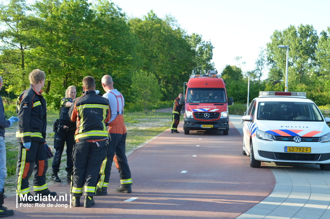 Melding hulpdiensten Zuiveringspad Waddinxveen