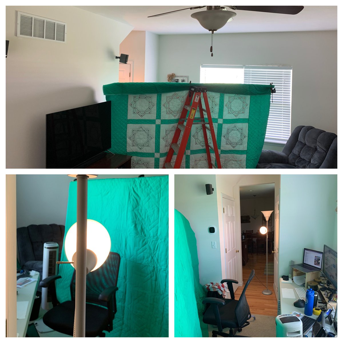 stanalyst's tweet image. I may have gone *just* a little overboard with my #WFH zoom setup. #TheCrossingAtHome