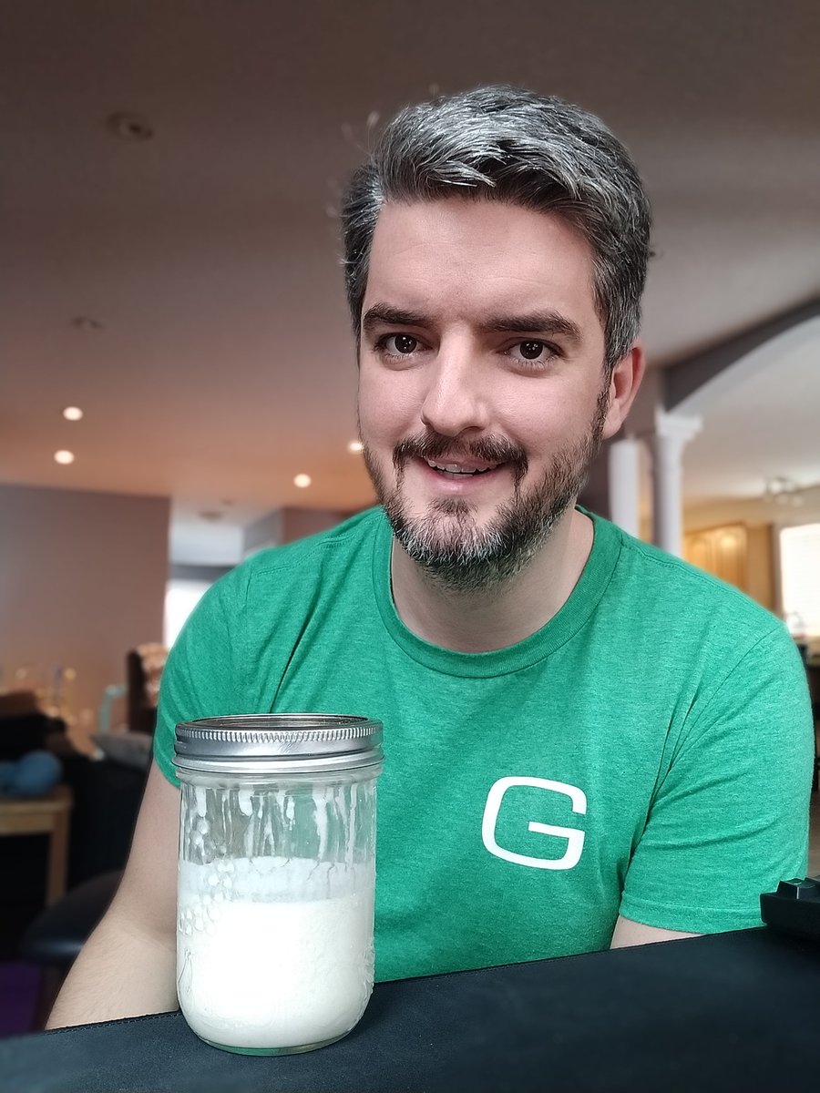 InsideGeotab's tweet photo. Matthew is a Senior Software Developer in Waterloo. Since onboarding remotely, Matthew has met with his team, finished tickets that have been deployed to production and joined the recently-formed Geotab sourdough baking group chat room. Welcome! #FacesofGeotab #GeotabGOesRemote https://t.co/OtESJVwhl2