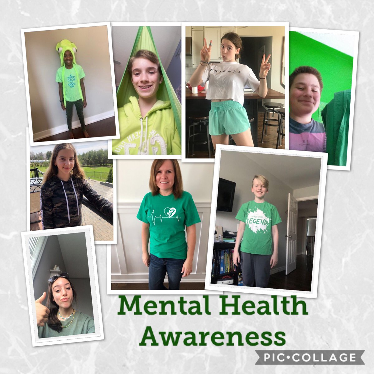 fi_mme's tweet photo. Coming together this #CEW2020 to ignite the #HopeAmongUs by wearing green to #stompoutthestigma and show support for #MentalHealthAwarenessWeek @JohnPaul_II_CS    💚#DCDSBWellbeing #CMHW2020 #CMHAW2020 #StrongerTogether https://t.co/QDP2xtAwBM