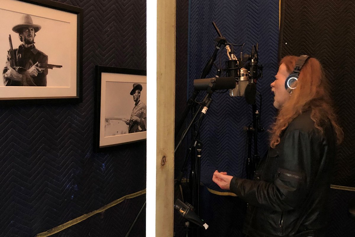 Laying down some vocals today! #Megadeth16