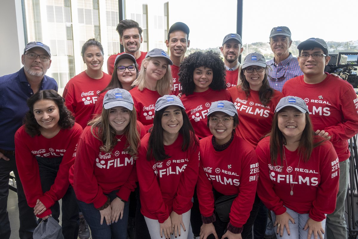 Meet this year's #CocaColaRefreshingFilms program student filmmakers! As a techincal partner for the program, #EFILM colorists proudly provided professional color grading services for the 5 final shorts! They are now live and can be viewed here: us.coca-cola.com/refreshingfilm…