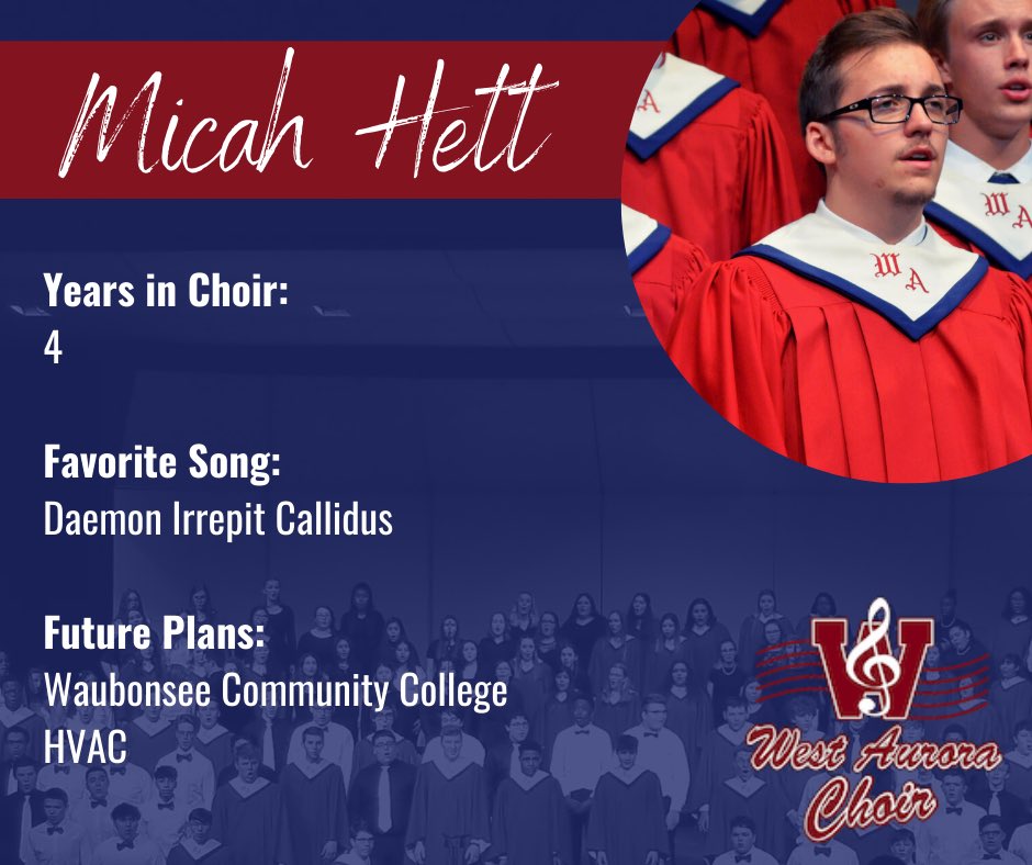 Congratulations to Ruth Garcia, Hailey Gillfillan, Melissa Gutierrez, and Micah Hett! Thank you for your dedication to WA Choir. #wachoirfam #classof2020