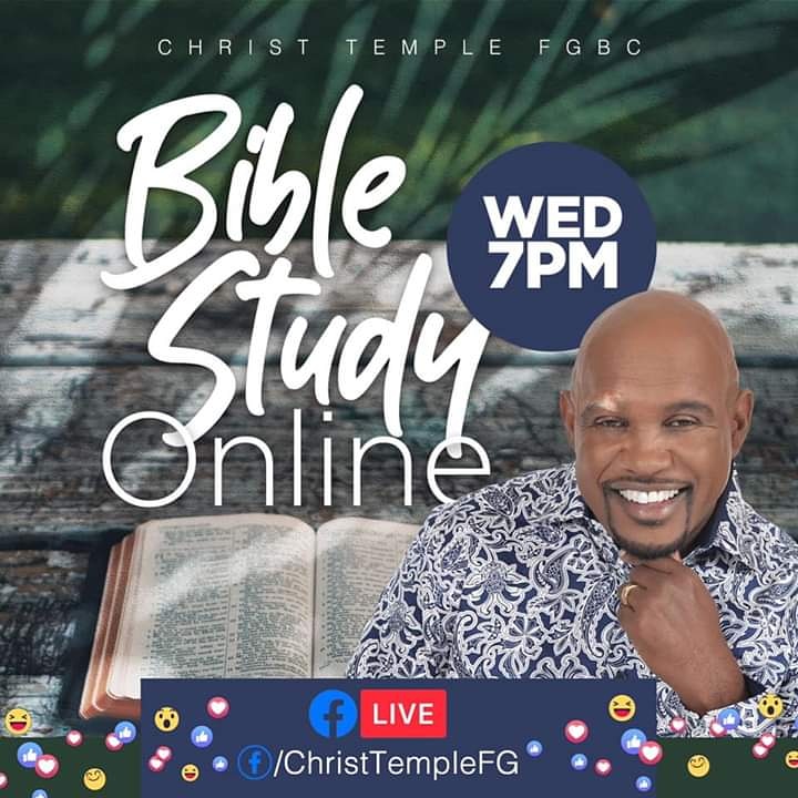 ChristTempleFG's tweet image. Join us tonight for Bible Study! #ChristTempleFGBC #WhereMiraclesDoHappen #FullGospel #MakeItHappen
