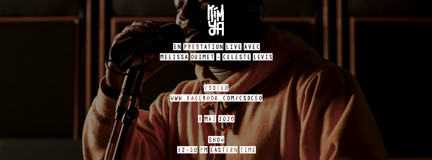🎤 <a href="/kimyamusik/">kimyamusik</a> sera en prestation live web-diffusion avec <a href="/melissaouimetmu/">Mélissa Ouimet</a> et <a href="/CelesteLevis/">Celeste Levis</a> dans le cadre de la journée UNIS du <a href="/CSDCEO/">CSDCEO</a> 
⠀
ℹ️ Infos
🗓 8 Mai 2020
🕰 12:30 PM Eastern Time
📍 facebook.com/csdceo
🎪 Depuis le confort de chez-vous
⠀
Soyez au rendez-vous
#ONfr