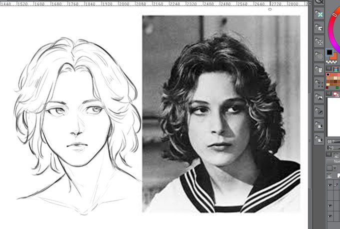 goodness what a beautiful boy 

Björn Andrésen's smth else man look at that face. I had to draw it, I love his face proportions so much ;;;;;; 