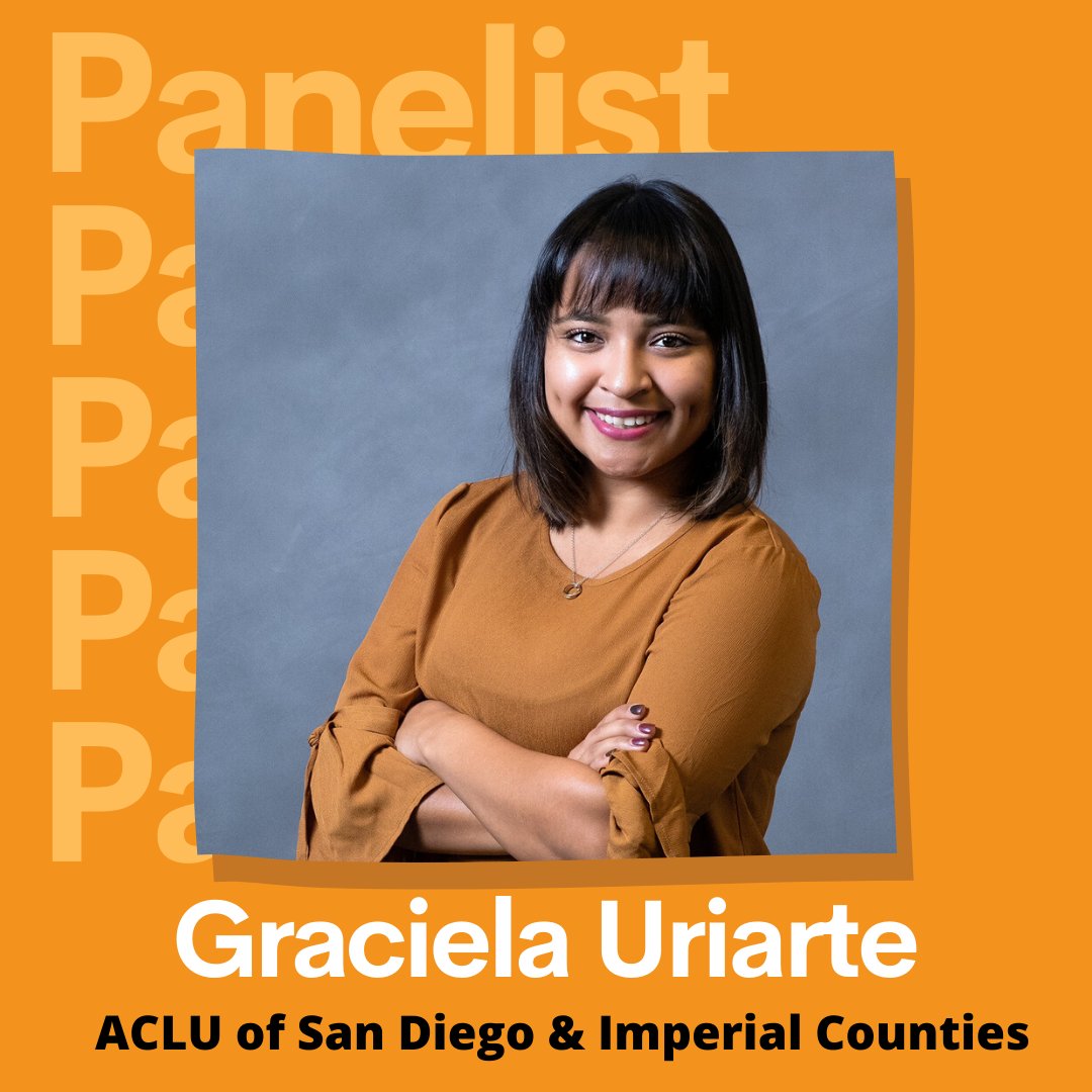 RiseSanDiego's tweet photo. Introducing our #RISENow panelists on immigrant communities:
#RISEFellow Graciela Uriarte (’17) is a 1st-Gen college graduate & proud daughter of #immigrantfarmworkers. She is passionate about organizing in order to make an impact.
Register: https://t.co/1XyIQAdxt0 https://t.co/AqrP5CBIYT