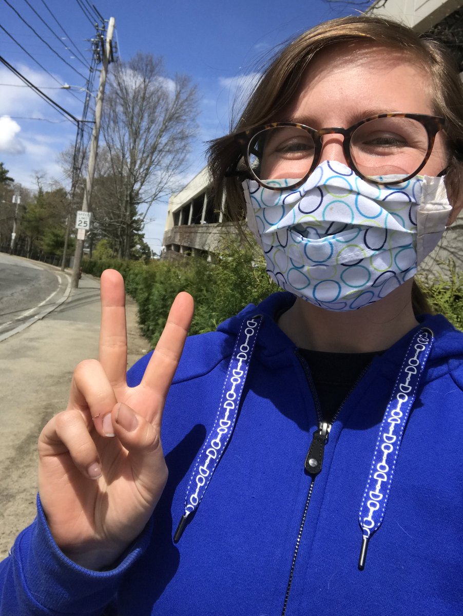 RoBrown916's tweet photo. And Ms. Siepka in the sunshine for her Virtual Walk for Team Hannah! ♥️ https://t.co/VzGAhJ1y53
