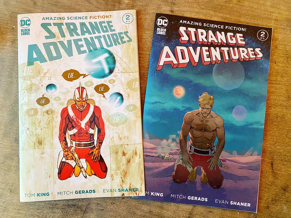 MitchGerads's tweet photo. Good News!! STRANGE ADVENTURES returns to comic shops on JUNE 16th with the release of STRANGE ADVENTURES #2 from @dccomics!! 🚀🚀🚀 #strangeadventures #letsgetstrange #NCBD @thedcnation https://t.co/6TZgyFqbwy