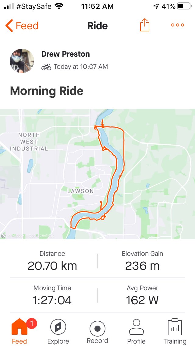 DrewDrewpreston's tweet photo. Morning rip thru the local trails. Beautiful Morning #Saskatoon Me and #Fluid3FS went shredding #RiverBendExpress #PoopChuteRoute #ChiefMits #CorkScrew #BreakingBad #Ravine #Stove #HighRoller #RockGarden #ShuckNJive #DogLeg 🤘😎🚲🇨🇦☀️😎 #yxe #byxe #mtb #MountainBiking https://t.co/BF8zKFwDAB