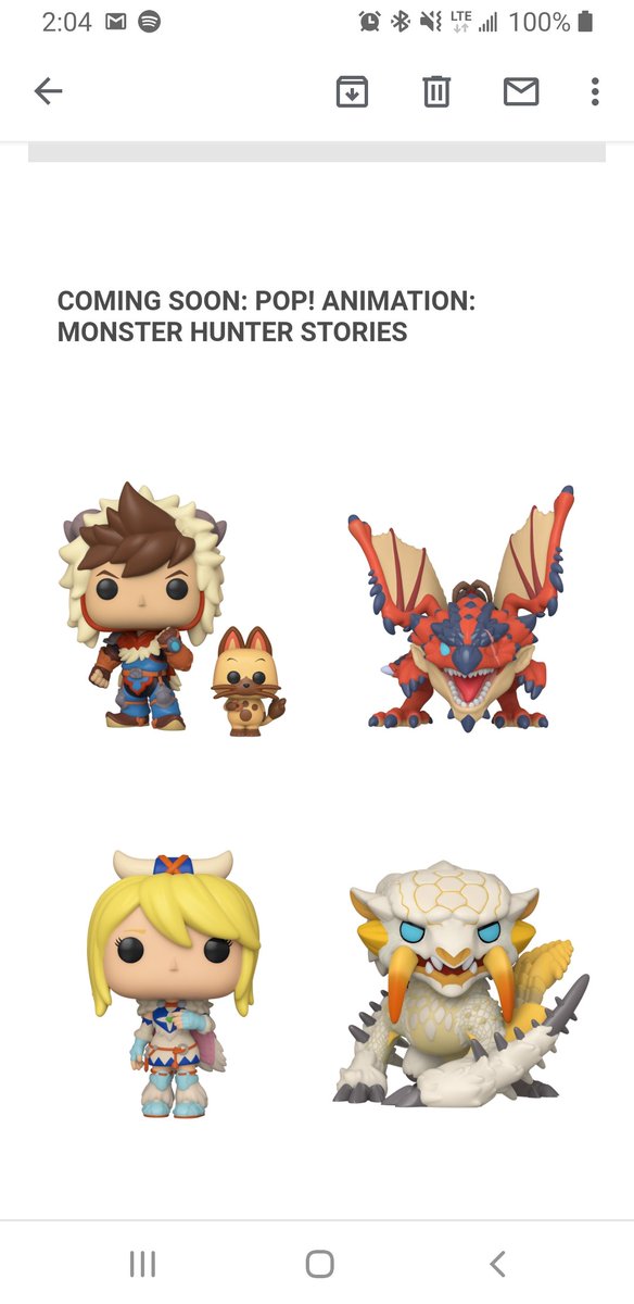 redirishrusty's tweet photo. @Gothalion new Funko Pops! Thought of you with Monster Hunter runs. https://t.co/hZ5SDHfl0c