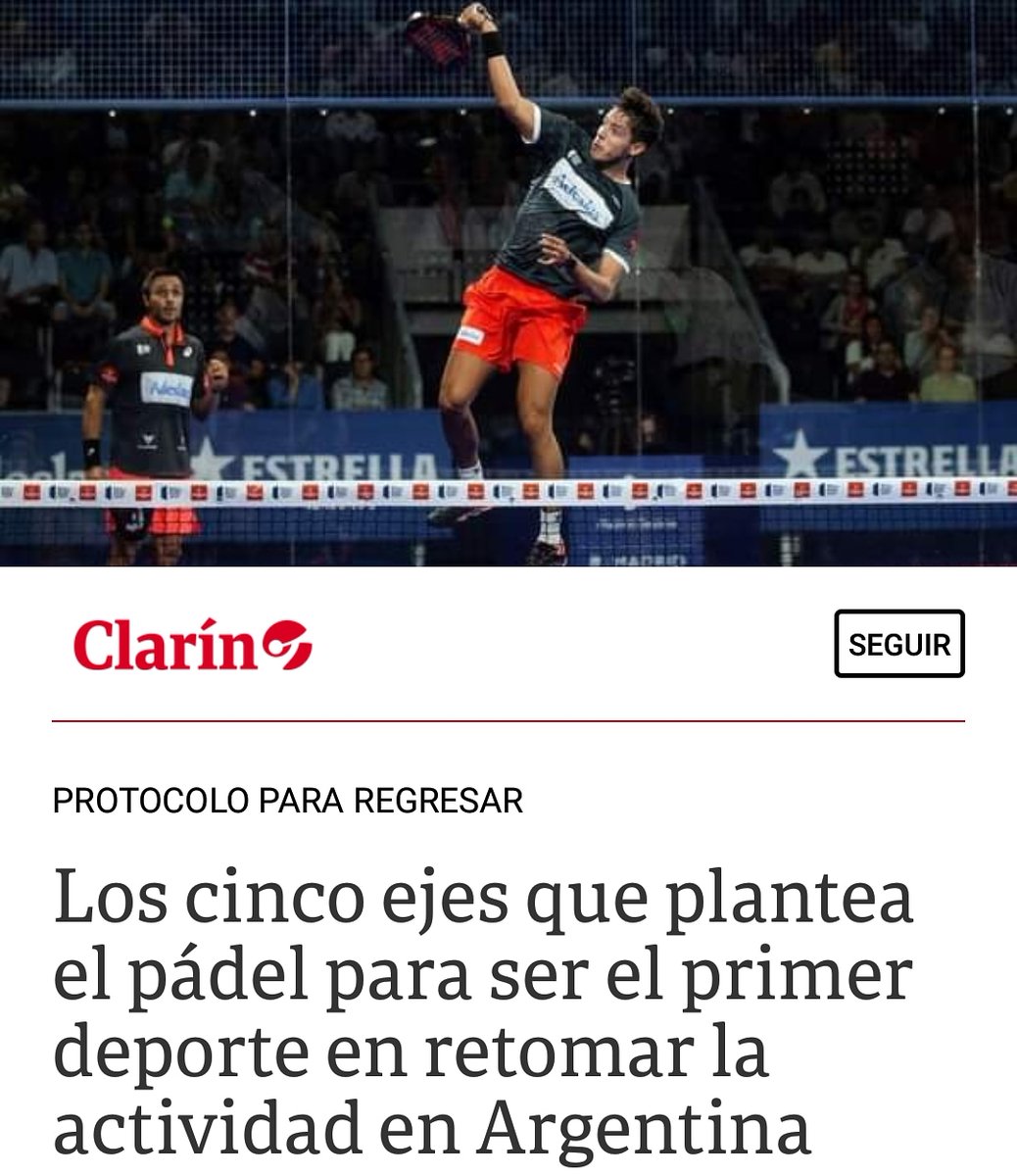 🔴 ATENCIÓN 🔴 🔹️La Unión de Trabajadores y Clubes de Padel  presentó un proyecto ante el Ministerio de Turismo y Deportes <a href="/MatiasLammens/">Matías Lammens</a> que se basa en la desinfección y la ventilación de los espacios comunes, además de un sistema de gestión, acceso y distanciamiento social.-