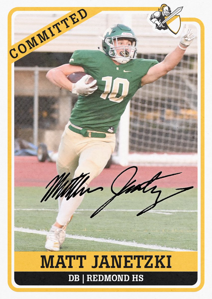 Welcome your next #Re20Lute! 
Matthew Janetzki, 6'1, 195# DB
Redmond HS, WA
#GoLutes⚔️🏈