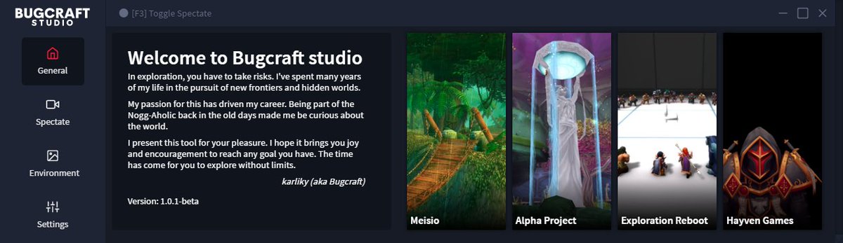 k4rliky's tweet image. Thanks to @ladyCircus for her help on the UI revamp of Bugcraft Studio. 😊.
#bulmaCSS #vuejs #gsap #machinima #worldofwarcraft