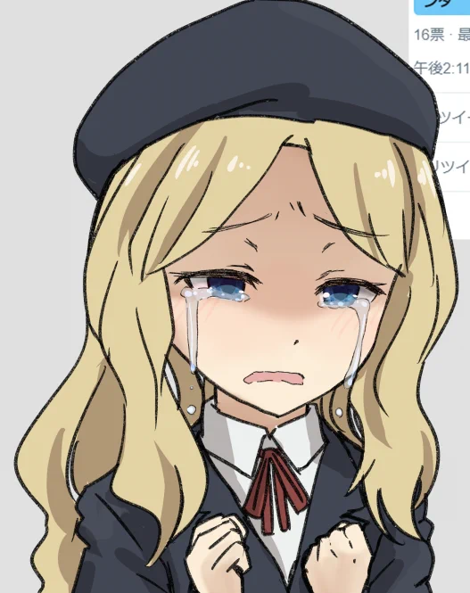 今まで上げたことあるとあるキャラって泣いてるフレンダラクガキだけなんだよな… 