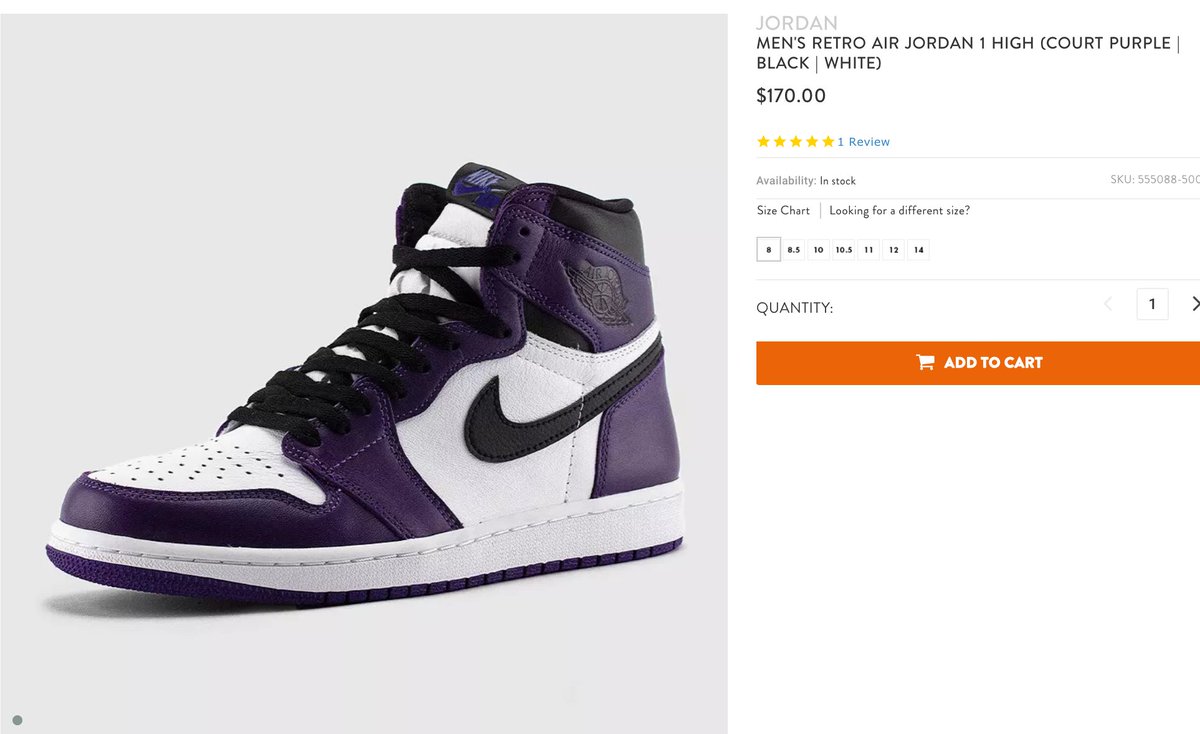 jordan 1 court purple restock