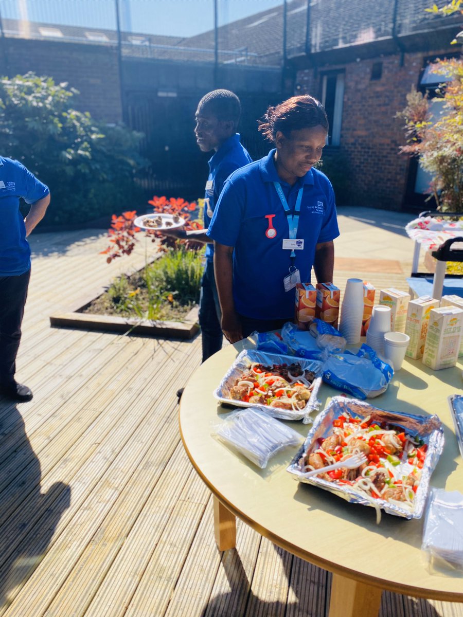 MaryPfende's tweet photo. We had such a funfilled day at Blake Ward, by hosting a BBQ for people who use our services, really important we keep everyones spirit high during these challenging times. Beautiful weather and most of all everyone had a fantastic time..just like one big family😀 https://t.co/xDGn2K92ce