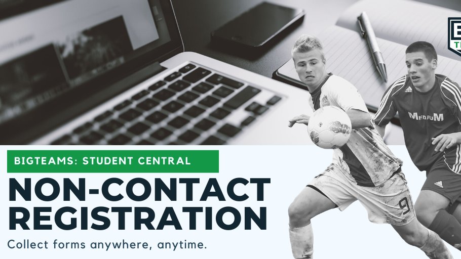 BigTeams's tweet photo. .@SCHSL @wvssac @ASAA_org schools use #StudentCentral to collect registration during this non-contact time period! #COVID19 Click here to learn more: https://t.co/l4l2zX61KH https://t.co/3Hik6ucM0b