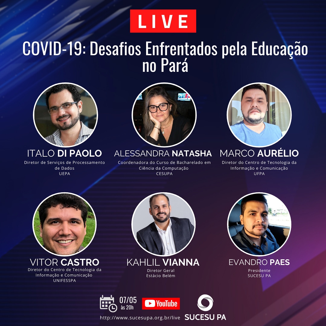 TIbelem's tweet photo. COVID-19: Desafios enfrentados pela educação no Pará.

Curta o canal do YouTube da Sucesu Pará e participe:
https://t.co/ysUj4y15sf https://t.co/9E0OTBkJZu
