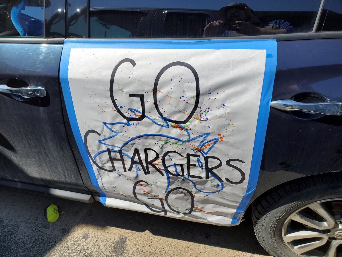 8BitSky's tweet photo. Getting ready for the #CCHS student parade! Missing being in the classroom and the energy it brings daily. #CCHSPride #NLSD113 https://t.co/mHpCSm9P4K