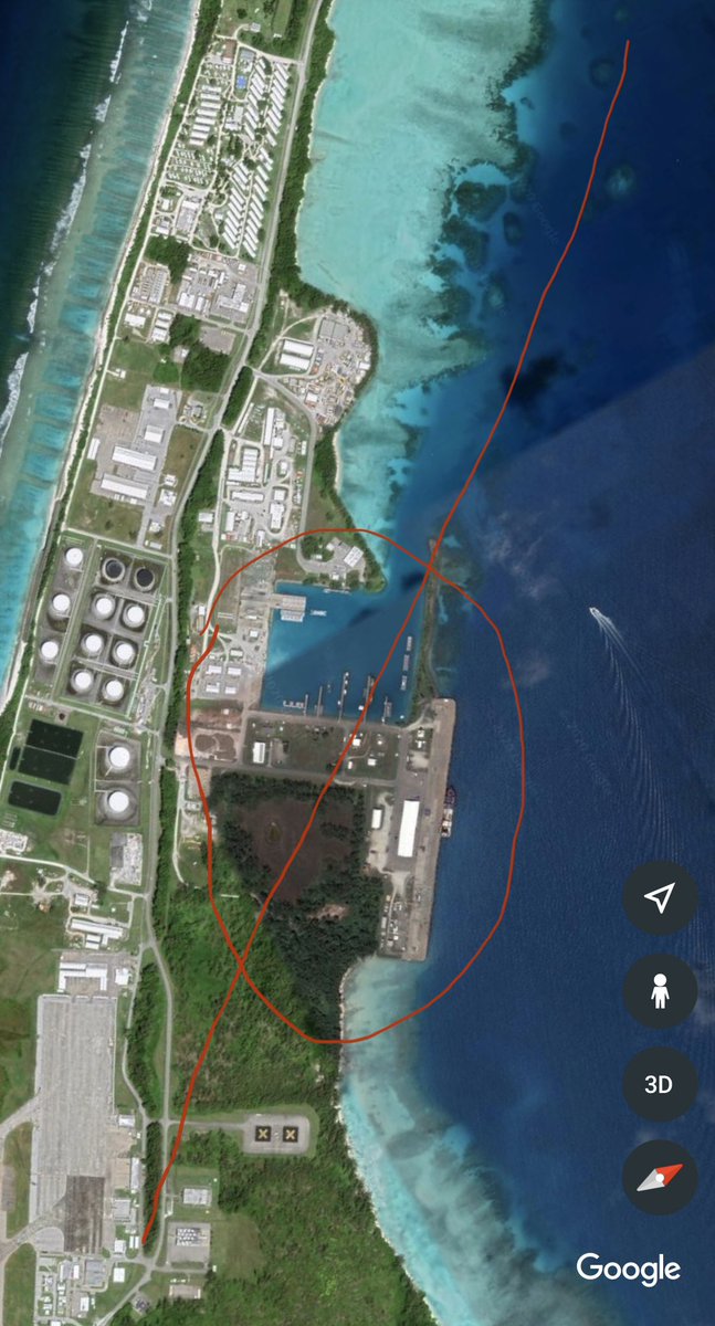 There is a underwater support facility north of the runway in an area called Moody Brook. Which is an artificial small boat marina. This facility houses the guys that need to go back and forth from the island to the moon.