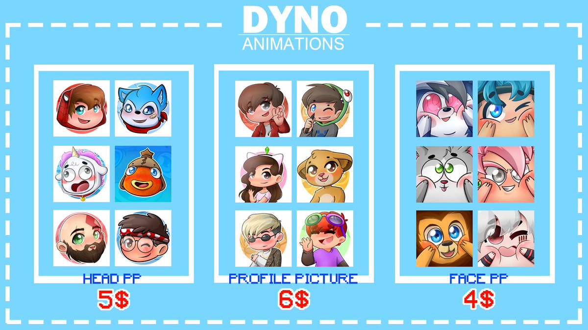 DynoKawaii's tweet image. LISTA DE PRECIOS:
- MD ABIERTO PARA COMISIONES
- LEER BIEN ANTES DE COMPRAR
- DIBUJOS 100% ORIGINALES
PD: La lista de precios aun no esta acabada, aun faltan mas cosas, se irán añadiendo a este hilo cuando tenga los ejemplos.
PD2: Espero su comisión y estoy siempre a la orden.