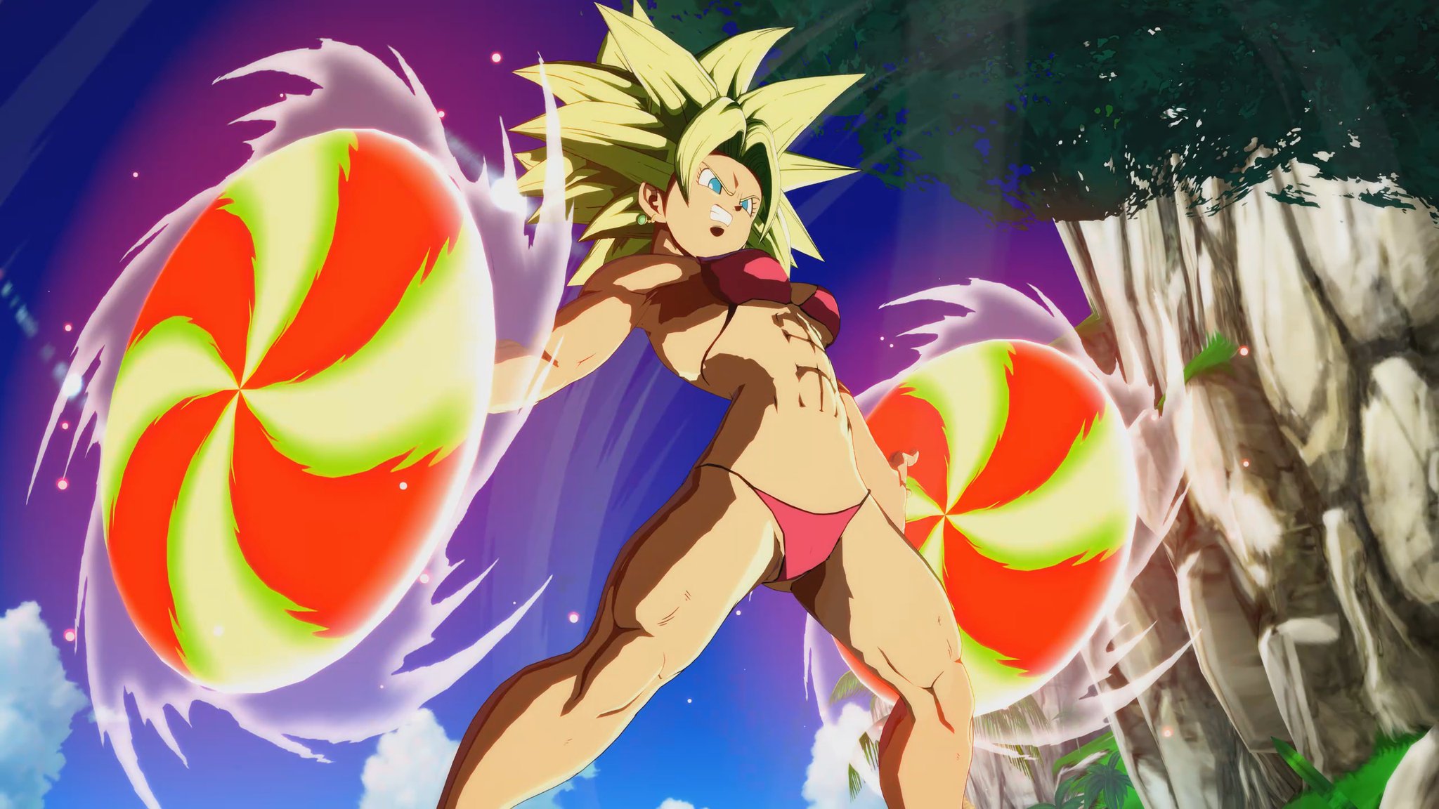 â€œDragon Ball FighterZ - Bikini Kefla vs Swimsuit Android 18 Gameplay (Costu...