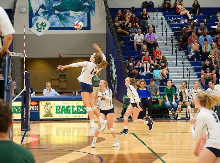 PineCreekHS's tweet photo. Emma Genrich has signed to continue her career playing volleyball at Wheaton College next fall. #pcnextlevel https://t.co/YhiTP0wOgb