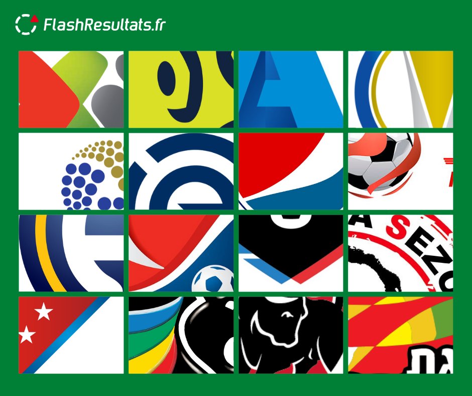 FlashscoreFR's tweet photo. Voici le moment que beaucoup d'entre vous attendent... C'est le #LogoTime !

Thème spécial ce soir avec les LOGOS de CHAMPIONNATS

Alors on ouvre son application 📱#FlashResultats et c'est parti ! https://t.co/Rtkg4I4hb6