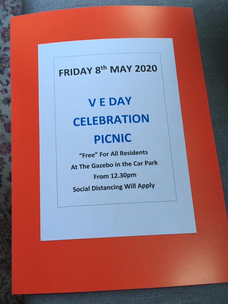 Preparations are in full swing for our VE celebrations #VEDay2020 #weareNHC