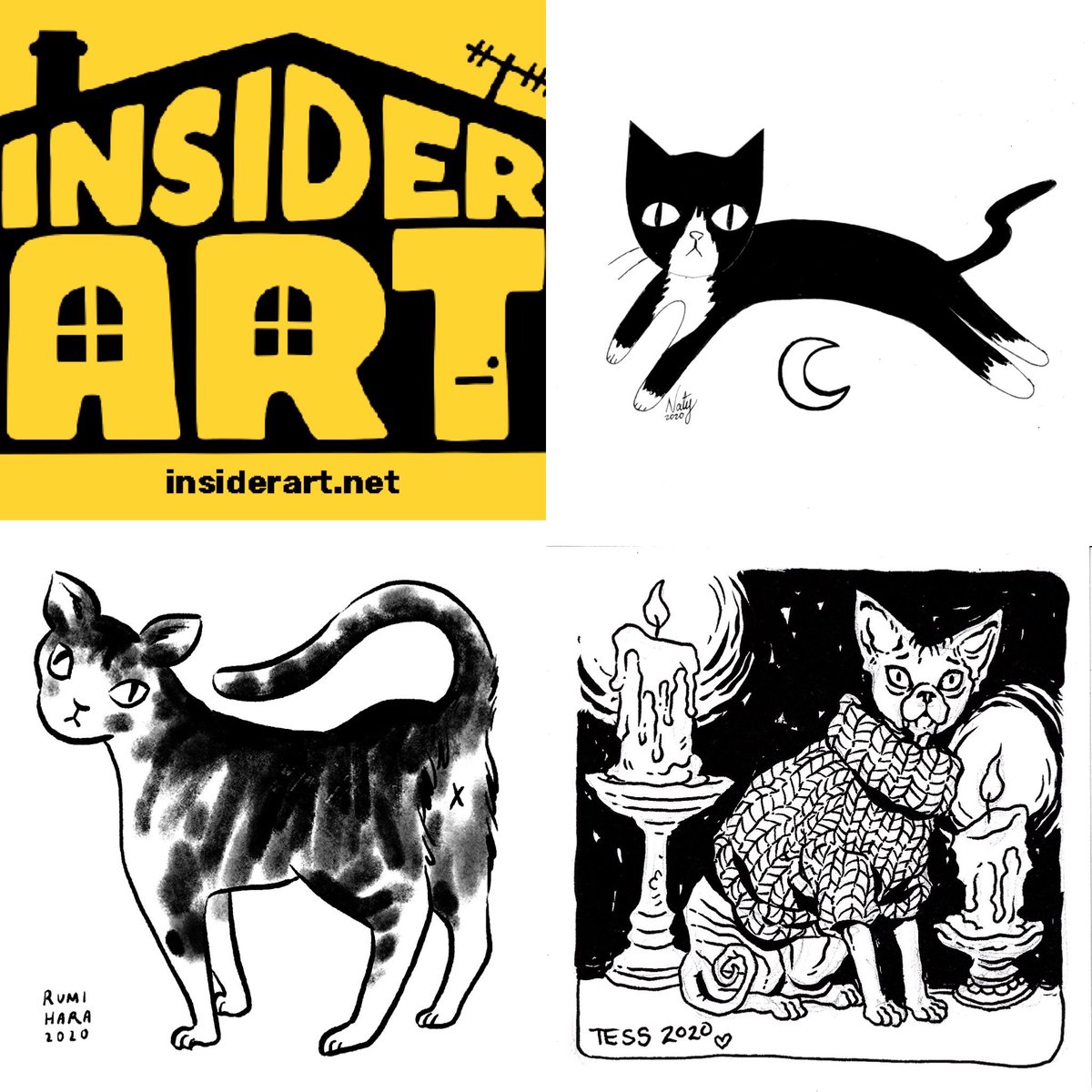 sxbond's tweet photo. Support Female & Non-Binary Comic Book Retailers by spreading the word! @ProjectInsider A fabric will be available for purchase later this month on @Spoonflower w/tons of house cats by art cats including (clockwise) @astronatalia @TessFowler #rumihara https://t.co/n077eM7rkW https://t.co/R2efgo3Z9U