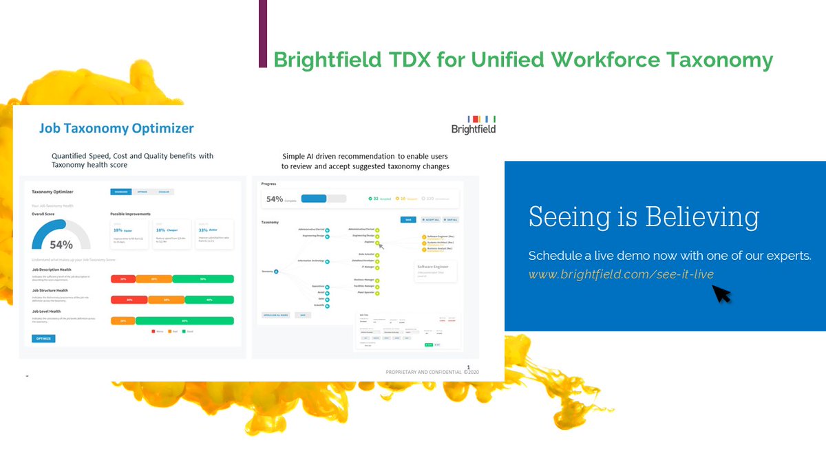 Brightfield's Job Taxonomy Optimizer, within TDX, is uniquely positioned to help companies establish a new streamlined workforce taxonomy. Click the link below to see Job Taxonomy Optimizer live. lnkd.in/eBYpRuF #workforceplanning  #gigeconomy #futureofwork