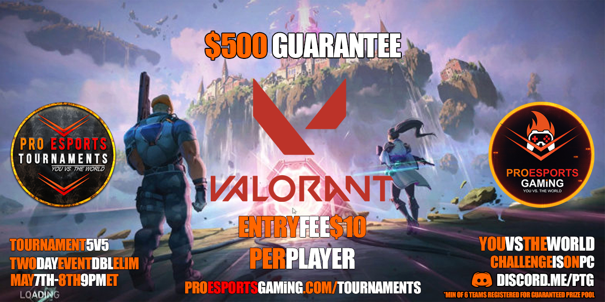 gmronline's tweet photo. May 7-8 #ProEsportsGaming $500 Guaranteed Prize Pool for #VALORANT Build your Team and Register Now https://t.co/NaImrRdMCC and Join the Tournament Discord https://t.co/3rz41rSmvQ @You_vs_TheWorld @Strike4ESports @eSportsPTG #tournament #esports #pcgaming #guaranteedprize #twitch https://t.co/ojcrS4x7qE