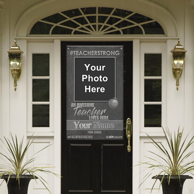 gfxphotoco's tweet image. We just added a couple more designs to the Heroes collection. Teachers, Principals, Coaches, and all the staff at schools need recognition too. Did we mention we are offering Free Shipping for the door banners? 
gfxphotoco.com/door-banners/h…
#Teacherstrong #AllInThisTogether