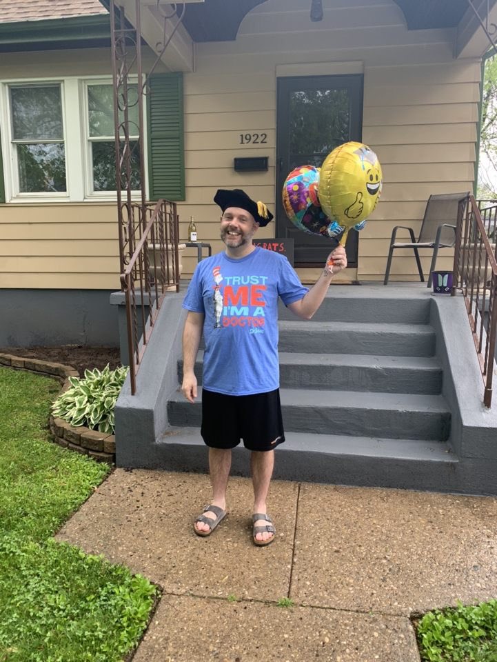 So very proud of our own fearless leader <a href="/BigBobbyGray/">Robert Gray</a> who defended his dissertation this past week. Congrats Dr. Gray! ❤️🖤 from <a href="/UCExploratory/">Exploratory Studies</a> advising team! <a href="/uofcincy/">University of Cincinnati</a> <a href="/UCAADA_Cincy/">UCAADA</a> <a href="/UCMainStreet/">UC MainStreet</a> <a href="/UC_ArtSci/">UC_ArtSci</a> #awesomeboss #bearcatpride from <a href="/UCExploratory/">Exploratory Studies</a> team! ❤️❤️❤️❤️