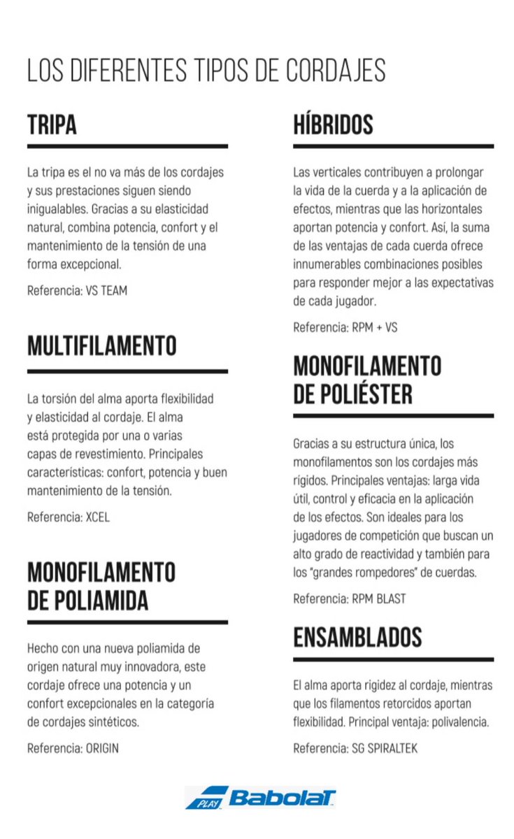 Babolat_VZLA's tweet photo. En @babolat te asesoramos para la mejor elección de tu raqueta, cuerda, o algún otro implemento que necesites.
En el día de hoy informamos sobre #Cuerdas
#TeamBabolat #BabolatFamily #Babolat #Tenis #Tennis #PureAero #PureDrive #PureStrike #RPM #SynGut #Venezuela https://t.co/m4PrDTXUOC