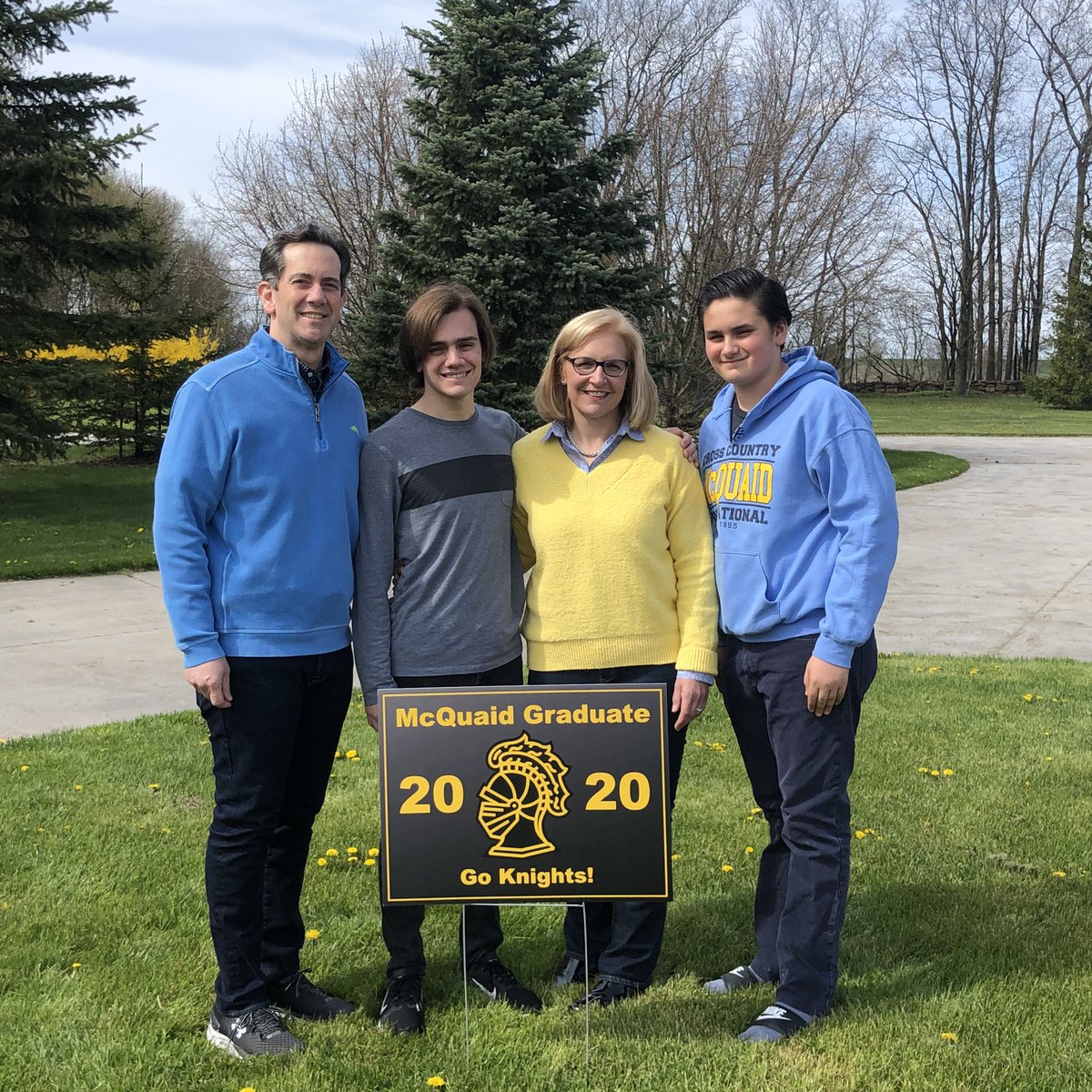 McQ_Principal's tweet photo. Hard to overstate the joy that came with visiting some of our seniors and their families today.   Great to see Max, Sean, Jake... https://t.co/ohYxzcq6ME