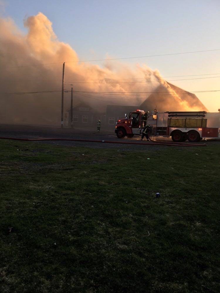 TaraDeKneef's tweet photo. Bluefin/ Black Rafter burning in #Souris PEI #bluefin https://t.co/gKEz31n3MQ