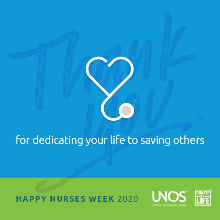 Thank you nurses! #NursesWeek2020 #ThankYouNurses