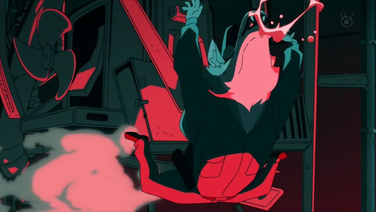 保井タケヒロ ゲーム実況 このシーンの色使いとか真っ先にニンジャスレイヤー フロムアニメイシヨン連想しました 忍殺は作画がアレだったけど たぶんエンディングテーマに金使い過ぎ 全26話全部違うバンド雇ってた