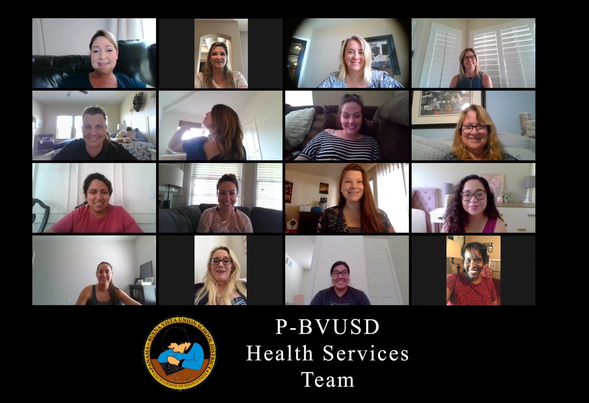 Shout out to our amazing School Nurses who spent part of National Nurse’s Day in a Zoom meeting with <a href="/NancyRGordon/">Nancy Gordon</a>!  Thank you Team for all you do to support our students and staff!  You’re the best!  #WeArePBV <a href="/PBVUSD/">Panama-Buena Vista Union School District</a> <a href="/pbvssc/">PBVUSD Special Services</a>