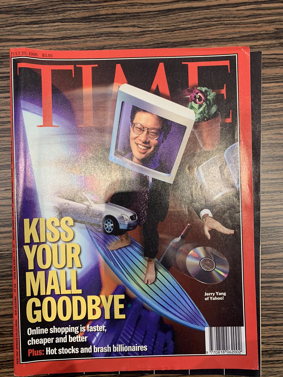 The gap between an idea being generated &amp; becoming mainstream can be a generation. 
Timing is so critical!
Exhibit 1 SEEK original home page from 1998 featuring article on the future of the workplace &amp; “telecommuting”
Exhibit 2: Time cover story from 1998 “Kiss your mall goodbye”
