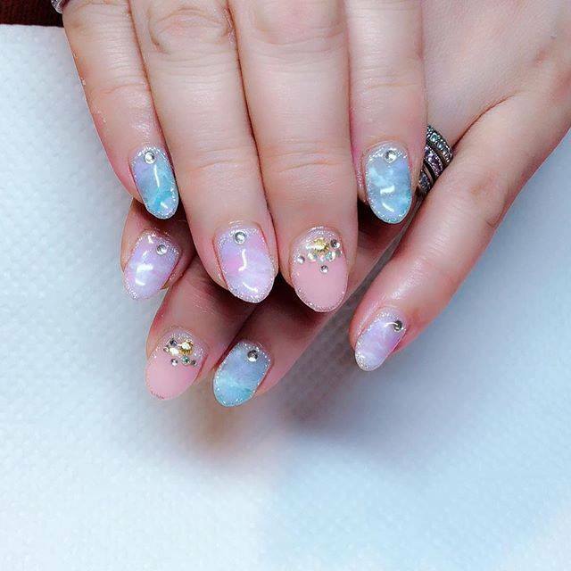 Olive Nail Olive Nail マーブルネイル ブルー ピンク パープル シルバー いつもありがとうございます ジェルネイル ネイル ネイルサロン ネイルデザイン 船橋 鎌ヶ谷 馬込沢ネイル 馬込沢 Nail T Co Av0awmvk8a T Co